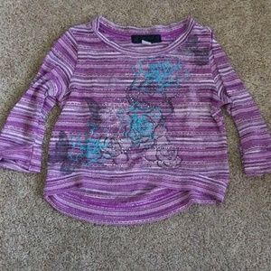 Spoiled Graphic Floral Design Top